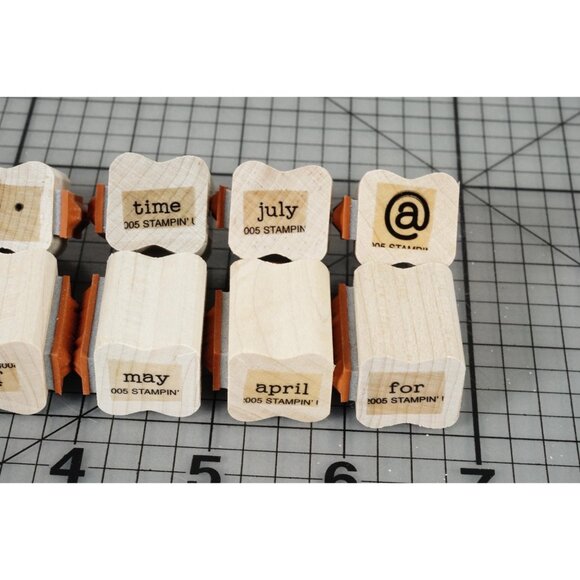 Stampin' Up! "Day-to-Day Flexible Phrases" Mounted Stamp Set 2005 - Picture 3 of 11